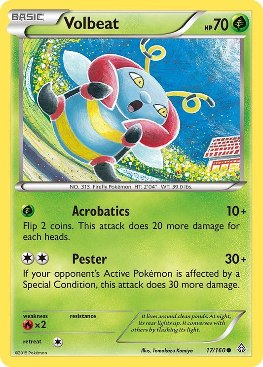 Image for Volbeat (17/160) - Pokemon