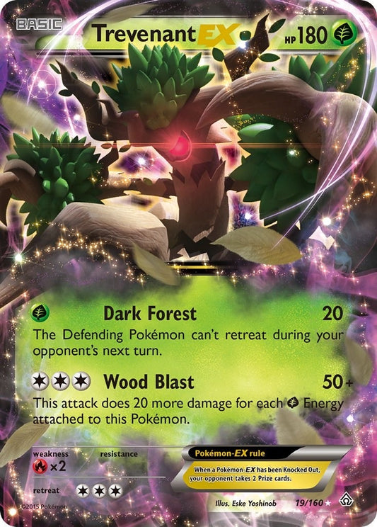 Image for Trevenant EX (19/160) - Pokemon