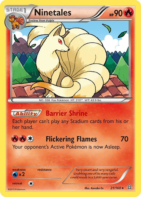 Image for Ninetales (21/160) - Pokemon