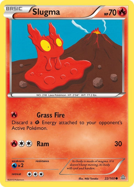 Image for Slugma (22/160) - Pokemon