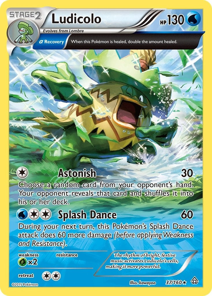 Image for Ludicolo (Alpha) (37/160) - Pokemon