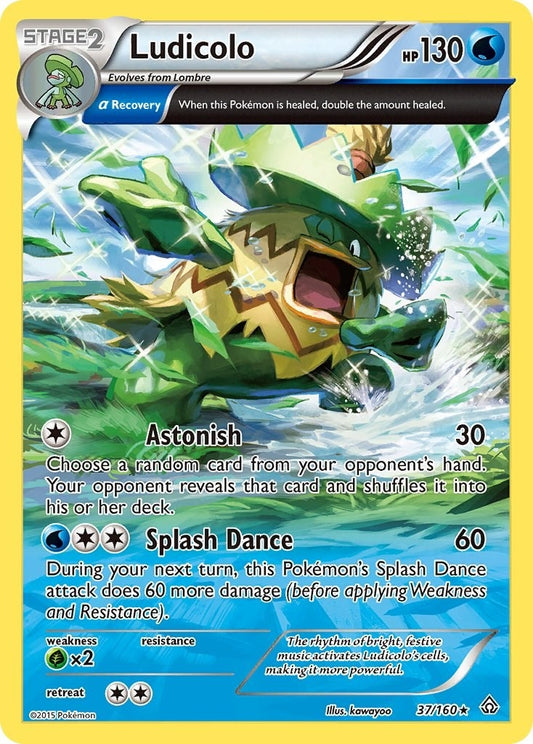 Image for Ludicolo (Alpha) (37/160) - Pokemon
