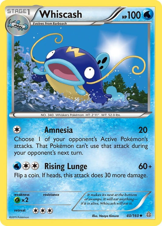 Image for Whiscash (40/160) - Pokemon