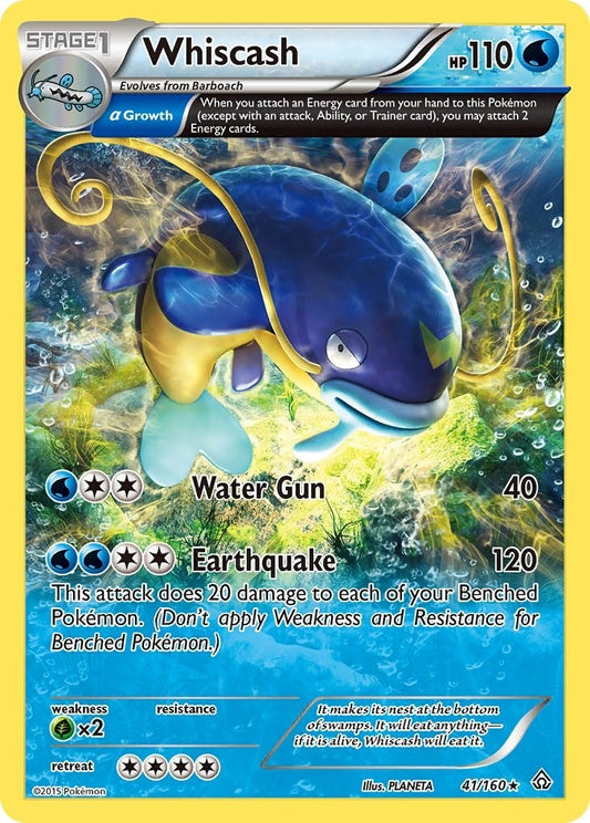 Image for Whiscash (Alpha) (41/160) - Pokemon