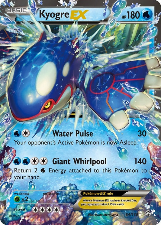 Image for Kyogre EX (54/160) - Pokemon