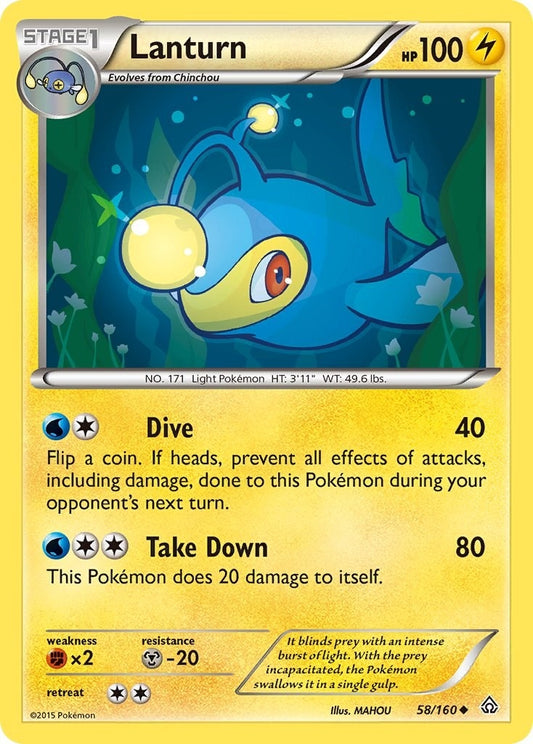 Image for Lanturn (58/160) - Pokemon