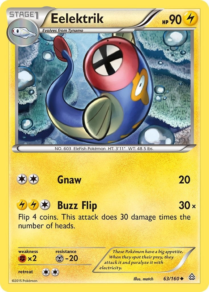Image for Eelektrik (63/160) - Pokemon