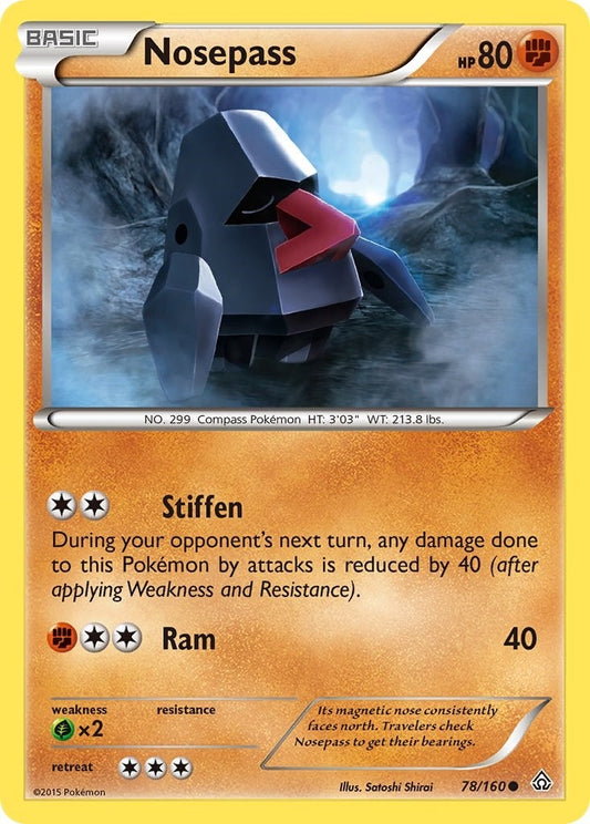 Image for Nosepass (78/160) - Pokemon