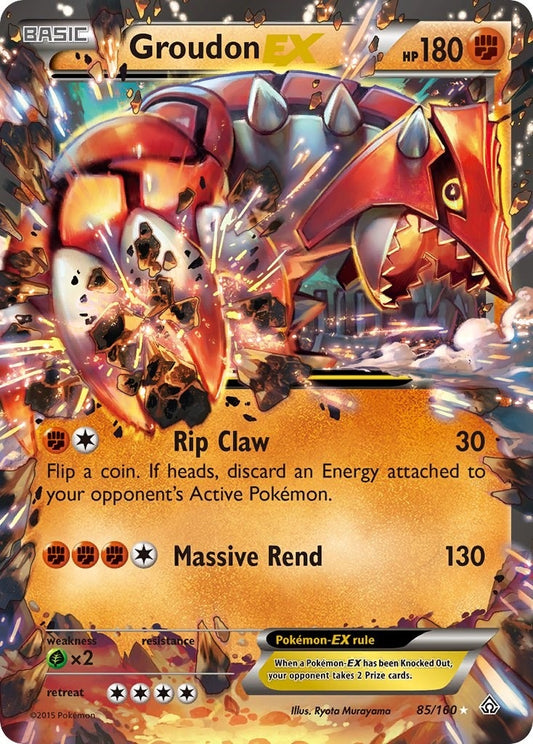 Image for Groudon EX (85/160) - Pokemon