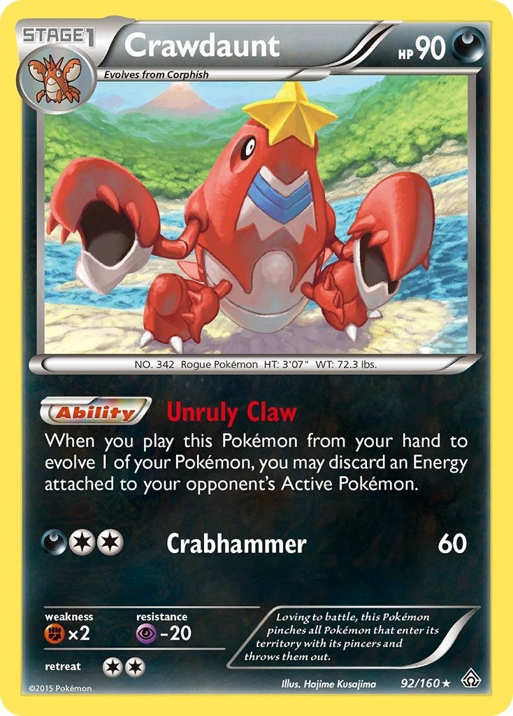 Image for Crawdaunt (92/160) - Pokemon