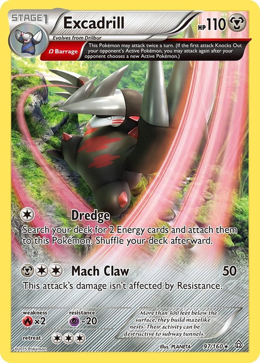Image for Excadrill (Omega) (97/160) - Pokemon