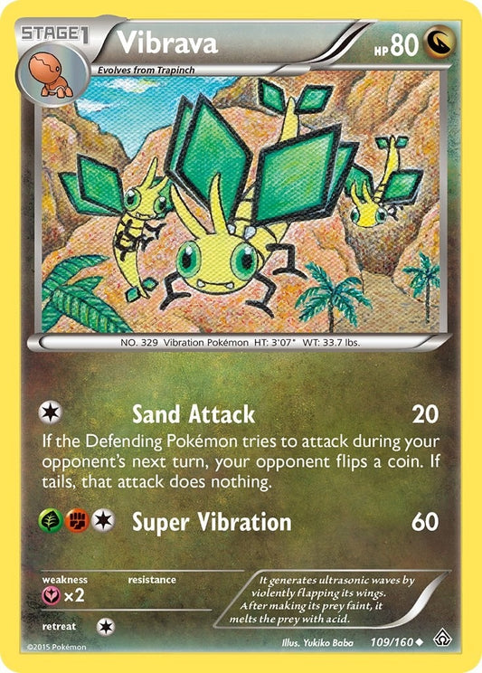 Image for Vibrava (109/160) - Pokemon