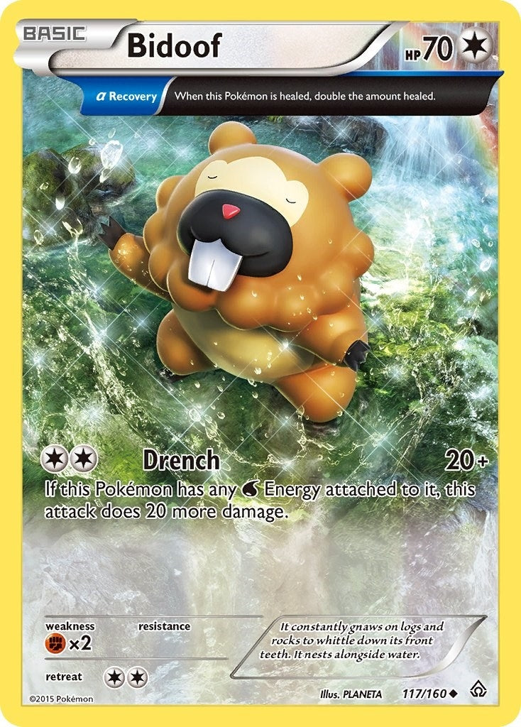 Image for Bidoof (Alpha) (117/160) - Pokemon