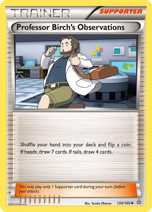 Image for Professor Birch's Observations (134/160) - Pokemon