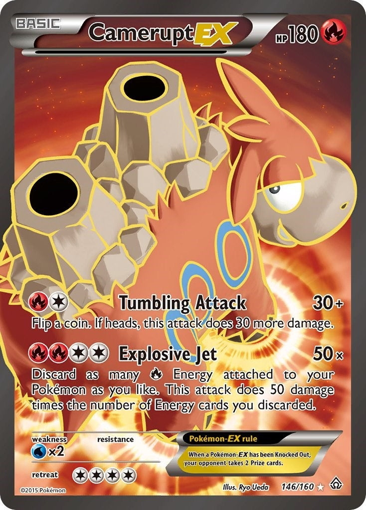 Image for Camerupt EX (146 Full Art) (146/160) - Pokemon