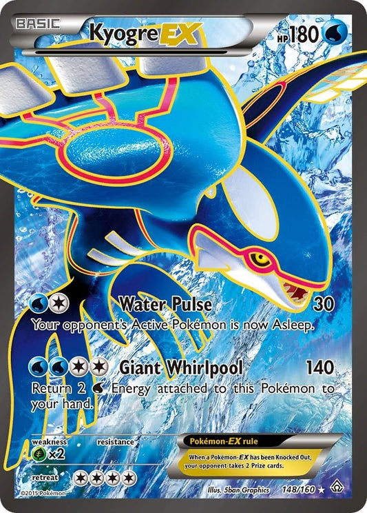 Image for Kyogre EX (148 Full Art) (148/160) - Pokemon