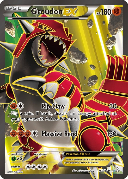 Image for Groudon EX (150 Full Art) (150/160) - Pokemon