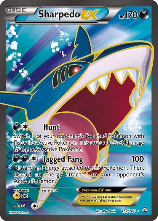 Image for Sharpedo EX (152 Full Art) (152/160) - Pokemon