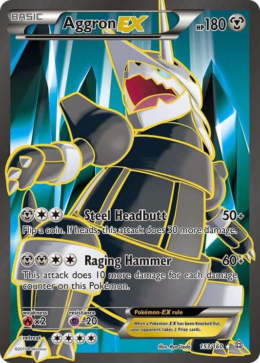 Aggron EX (153 Full Art) (153/160)