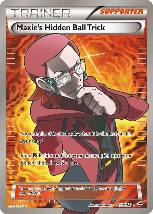 Image for Maxie's Hidden Ball Trick (158 Full Art) (158/160) - Pokemon