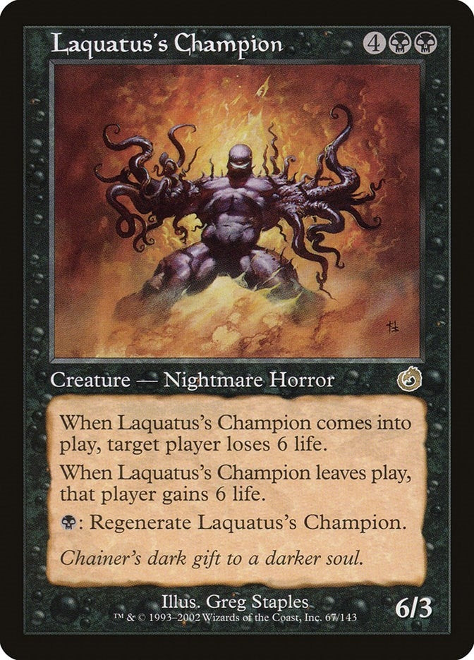 Image for Laquatus's Champion (67) - Magic: The Gathering