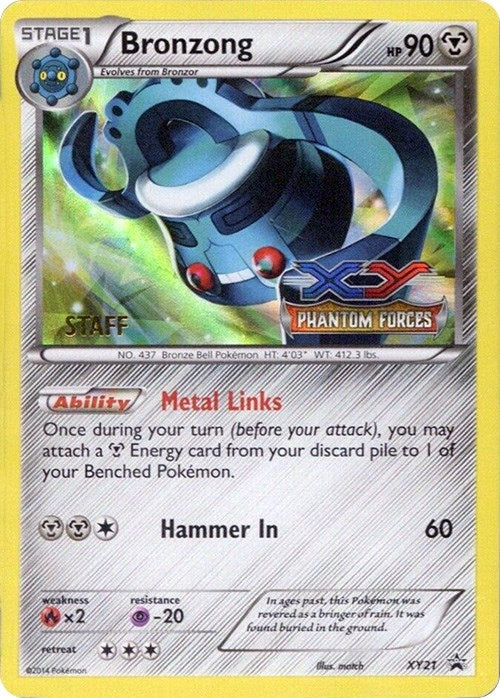 Image for Bronzong - XY21 (Prerelease) [Staff] (XY21) - Pokemon
