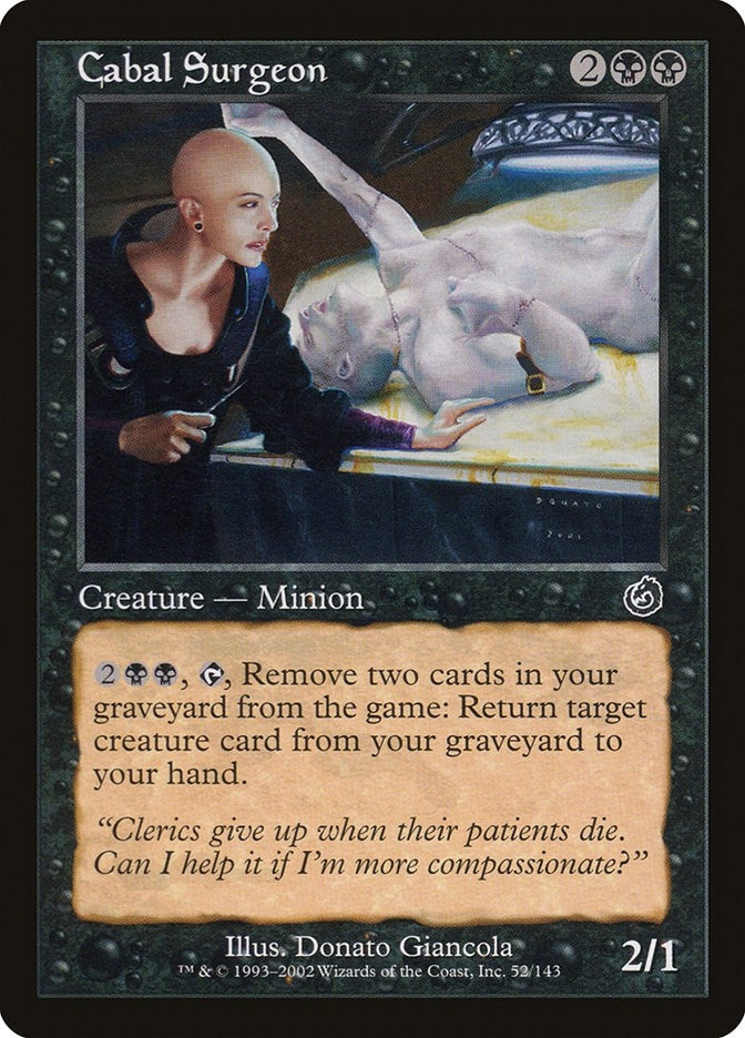 Image for Cabal Surgeon (52) - Magic: The Gathering