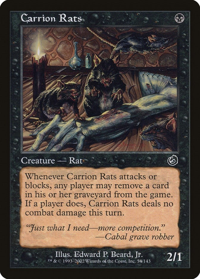 Image for Carrion Rats (54) - Magic: The Gathering