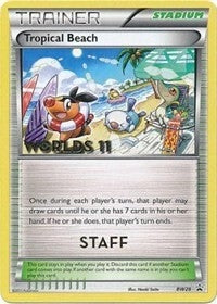 Image for Tropical Beach - BW28 (Worlds 11) [Staff] (BW28) - Pokemon