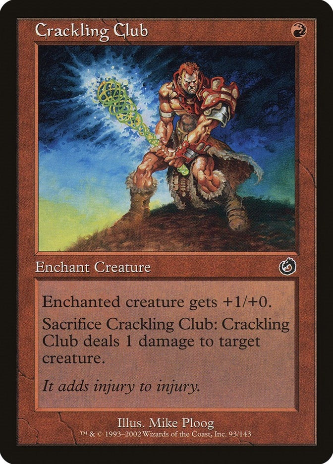 Image for Crackling Club (93) - Magic: The Gathering
