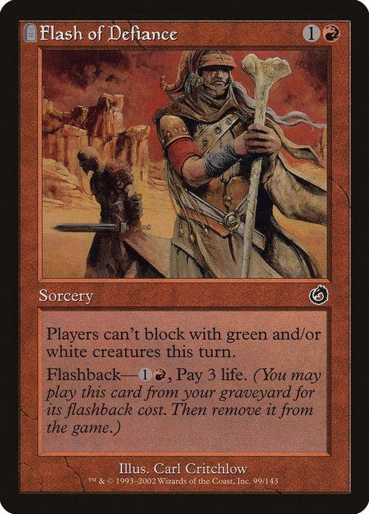 Image for Flash of Defiance (99) - Magic: The Gathering