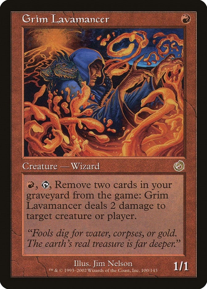 Image for Grim Lavamancer (100) - Magic: The Gathering