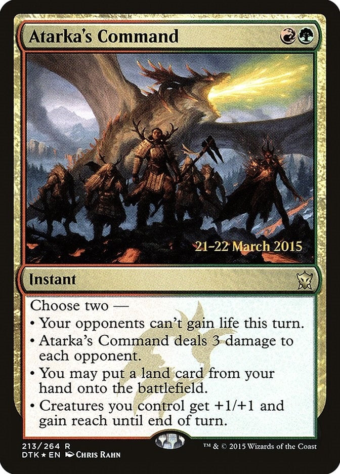 Image for Atarka's Command (213) - Magic: The Gathering