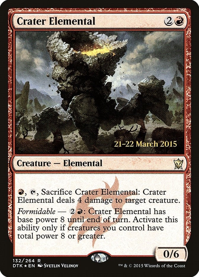 Image for Crater Elemental (132) - Magic: The Gathering