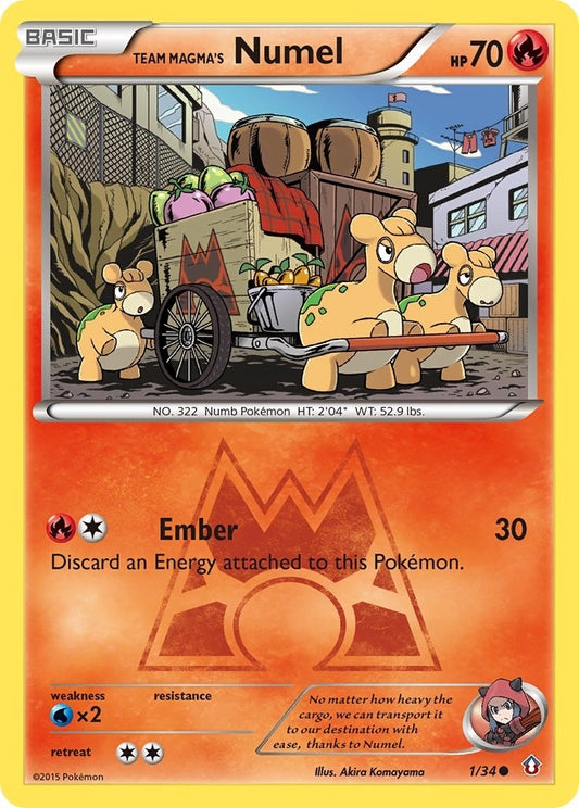Image for Team Magma's Numel (1/34) - Pokemon