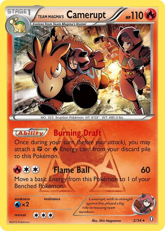 Image for Team Magma's Camerupt (2/34) - Pokemon
