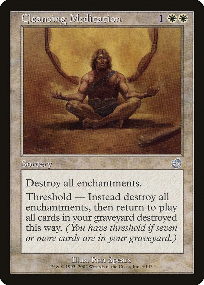 Image for Cleansing Meditation (3) - Magic: The Gathering
