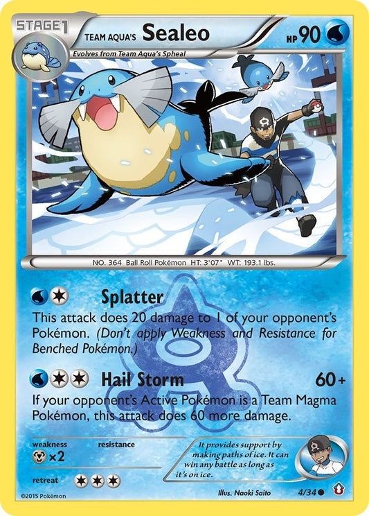 Image for Team Aqua's Sealeo (4/34) - Pokemon