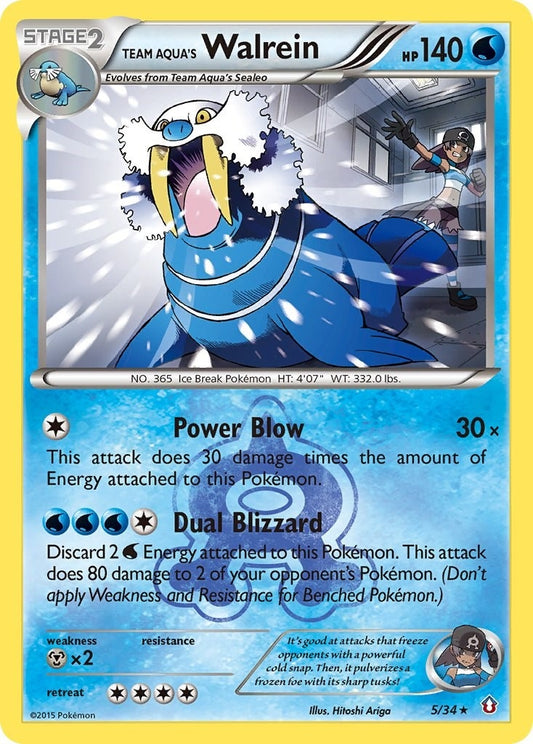 Image for Team Aqua's Walrein (5/34) - Pokemon