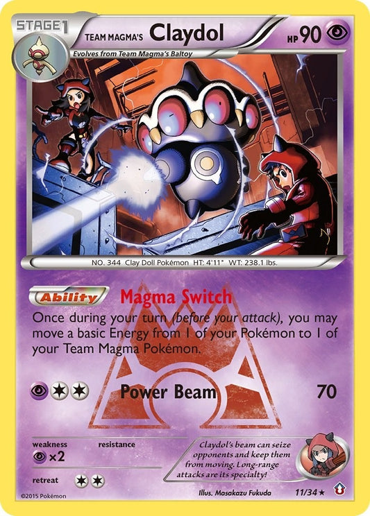 Image for Team Magma's Claydol (11/34) - Pokemon