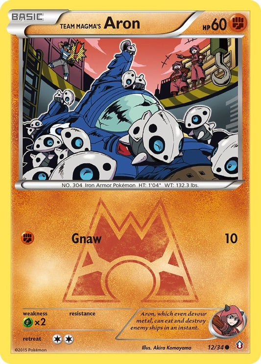 Image for Team Magma's Aron (12/34) - Pokemon