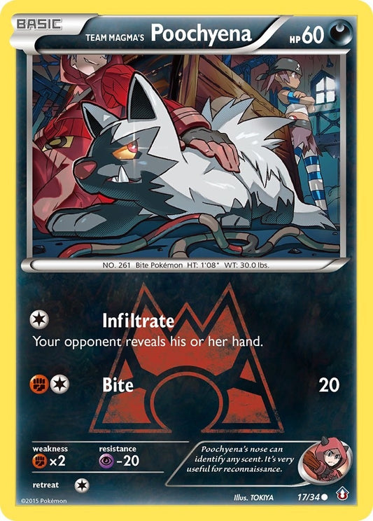 Image for Team Magma's Poochyena (17/34) - Pokemon