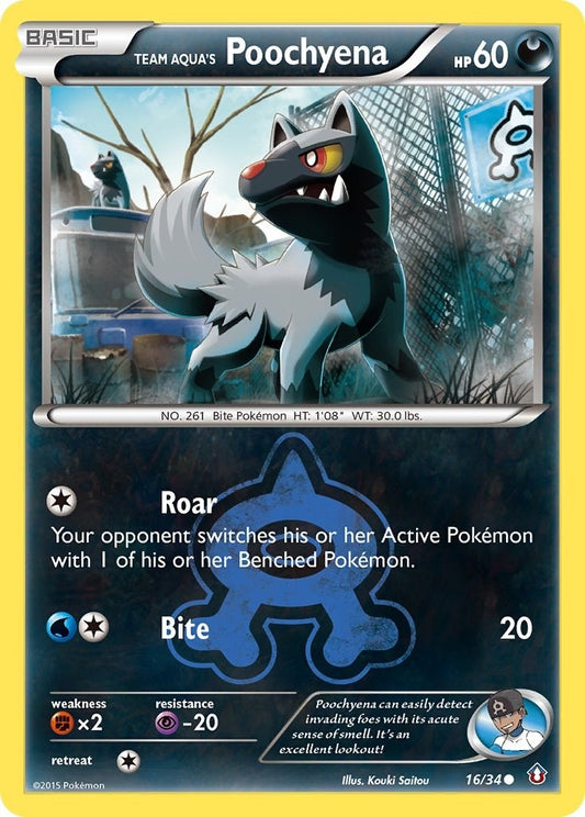 Image for Team Aqua's Poochyena (16/34) - Pokemon