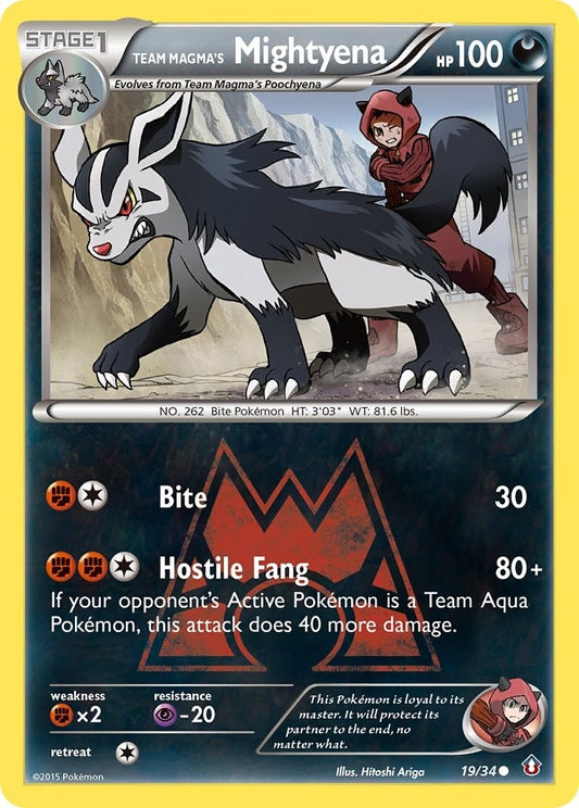Image for Team Magma's Mightyena (19/34) - Pokemon