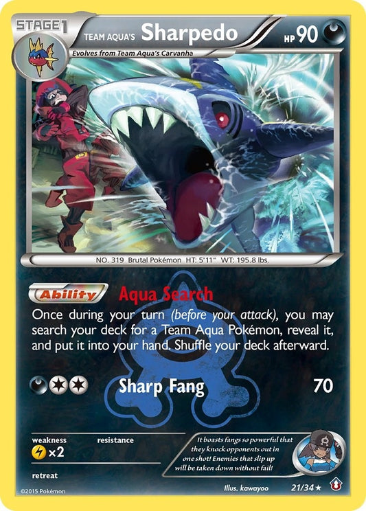 Image for Team Aqua's Sharpedo (21/34) - Pokemon