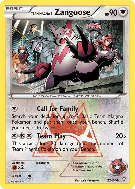 Image for Team Magma's Zangoose (22/34) - Pokemon