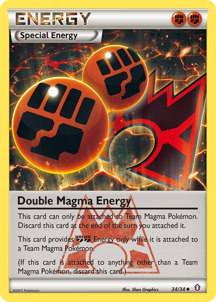 Image for Double Magma Energy (34/34) - Pokemon