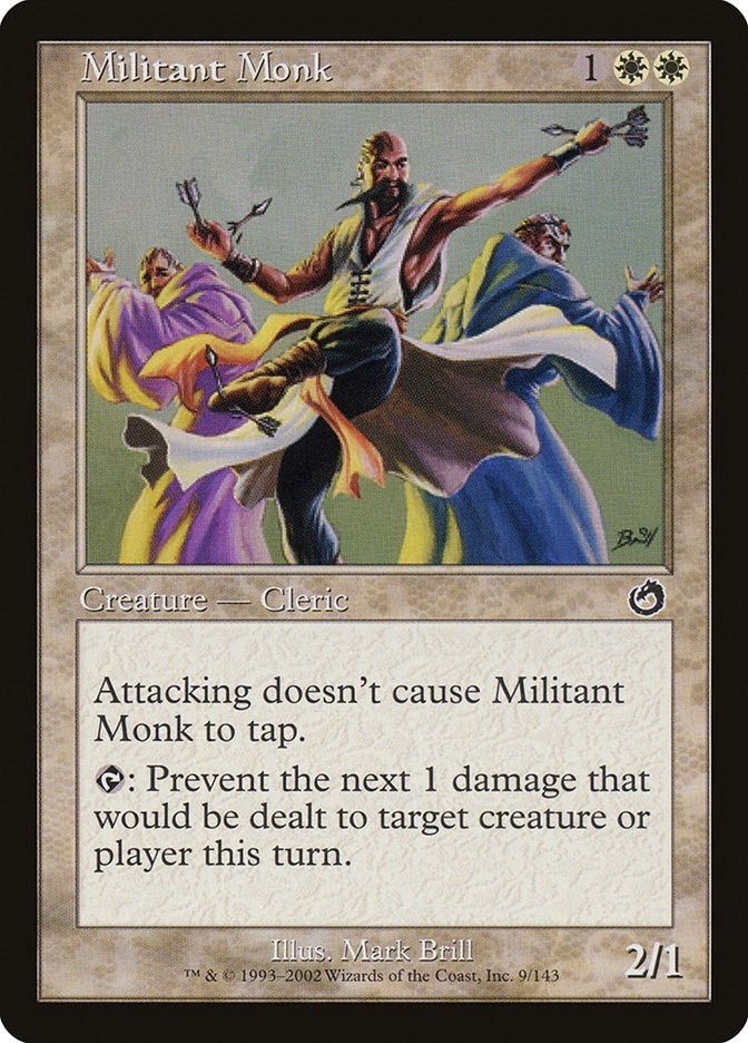 Image for Militant Monk (9) - Magic: The Gathering