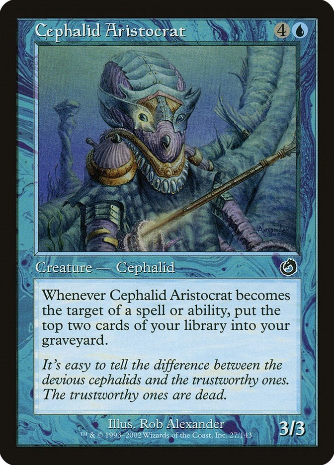 Image for Cephalid Aristocrat (27) - Magic: The Gathering