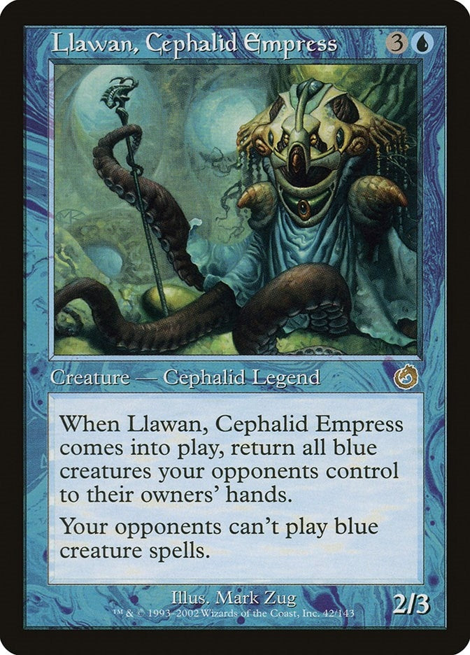 Image for Llawan, Cephalid Empress (42) - Magic: The Gathering